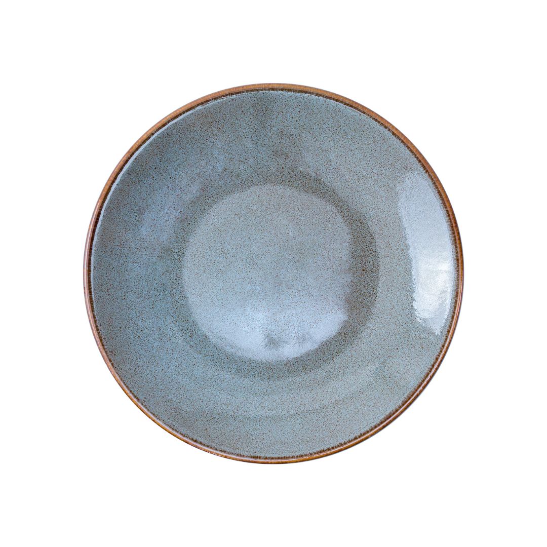 Plato Trinche 27 cm Tacana Azul Turquesa | Anfora
