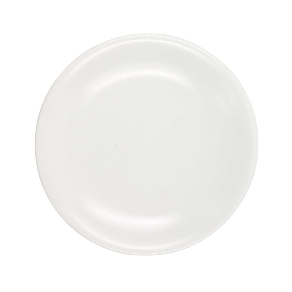 Plato Trinche 23 Chena sin Relieve Blanco Mate Anfora