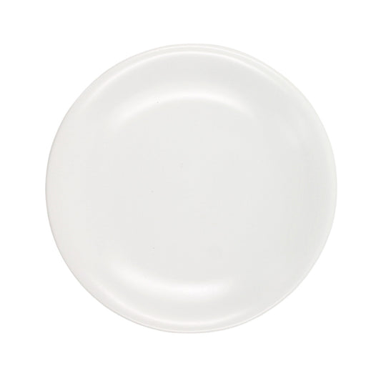 Plato Trinche 23 Chena sin Relieve Blanco Mate Anfora