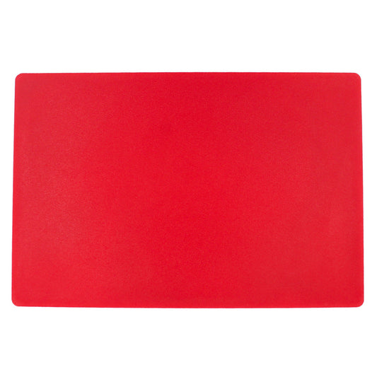 Tabla Para Picar De Plastico Rojo 45X30X1.27Cm / 12"X18"X1/2" Tavola Importaciones